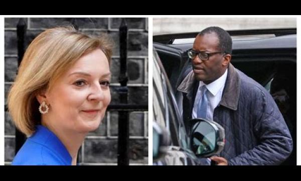 Liz Truss en Kwasi Kwarteng zijn nergens te bekennen nu de belastingverhogingen worden aangekondigd